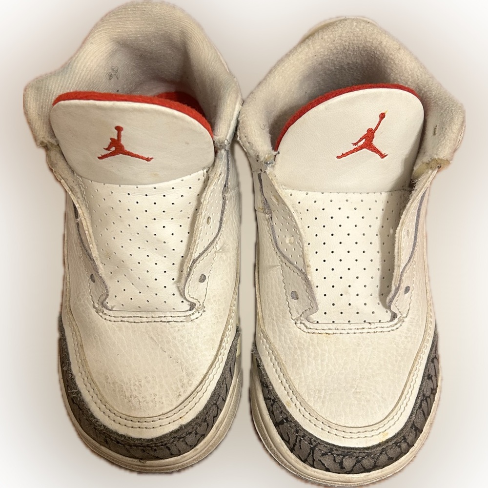 Jordan 3 White Cement Reimagined Toddler size 9c as is
